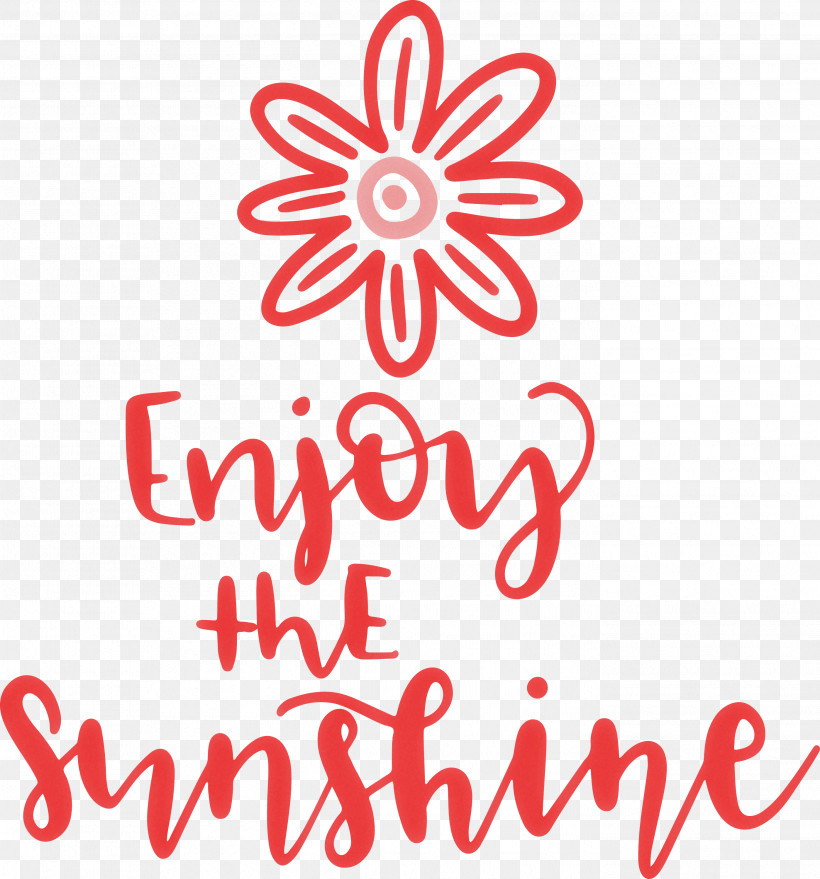 Sunshine Enjoy The Sunshine, PNG, 2796x3000px, Sunshine, Biology, Flower, Geometry, Line Download Free