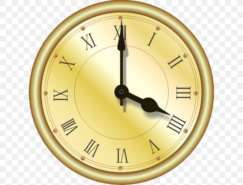 Digital Clock Time Alarm Clock, PNG, 625x625px, Clock, Alarm Clock, Dial, Digital Clock, Gold Download Free