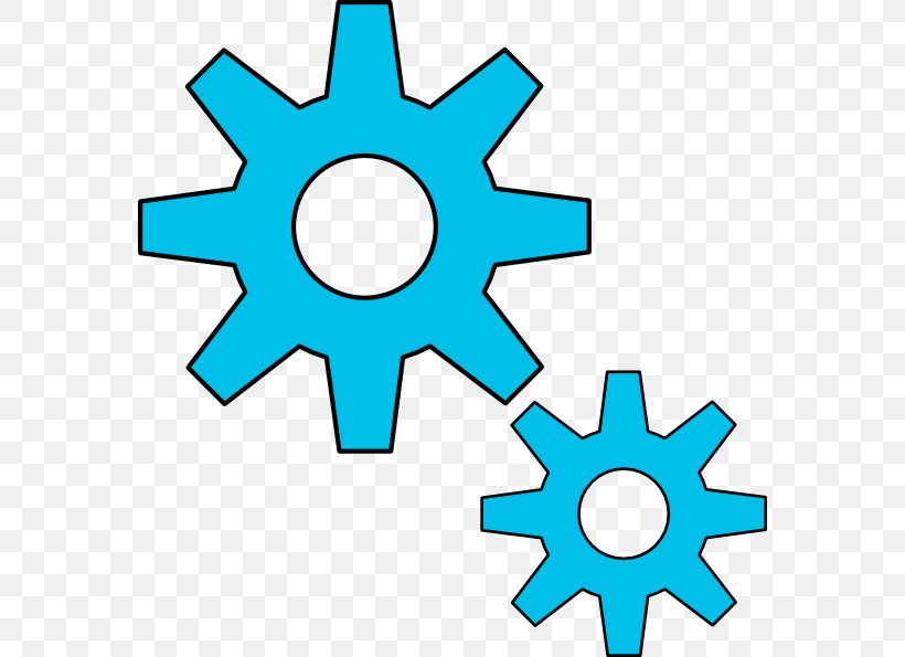 Gear Clip Art, PNG, 570x595px, Gear, Blue, Electric Blue, Engine, Free Content Download Free