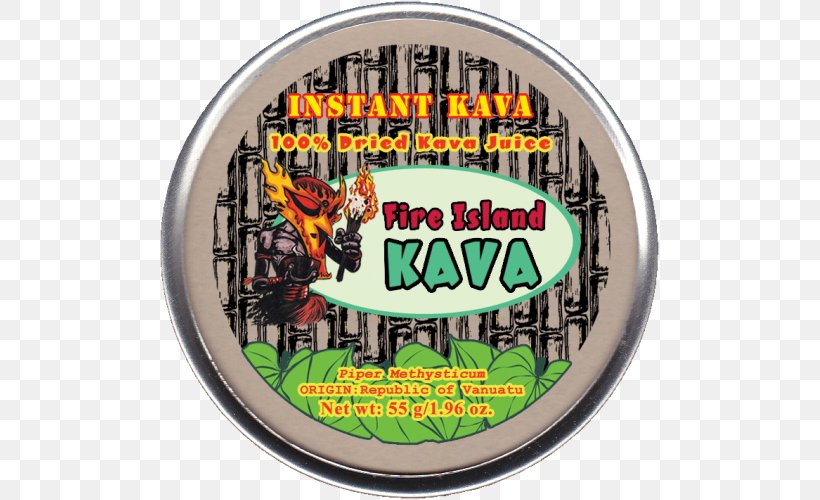 Kava Instant Coffee Vanuatu Powder Nakamalathome, PNG, 500x500px, Kava, Brand, Com, Drink, Fire Island Download Free
