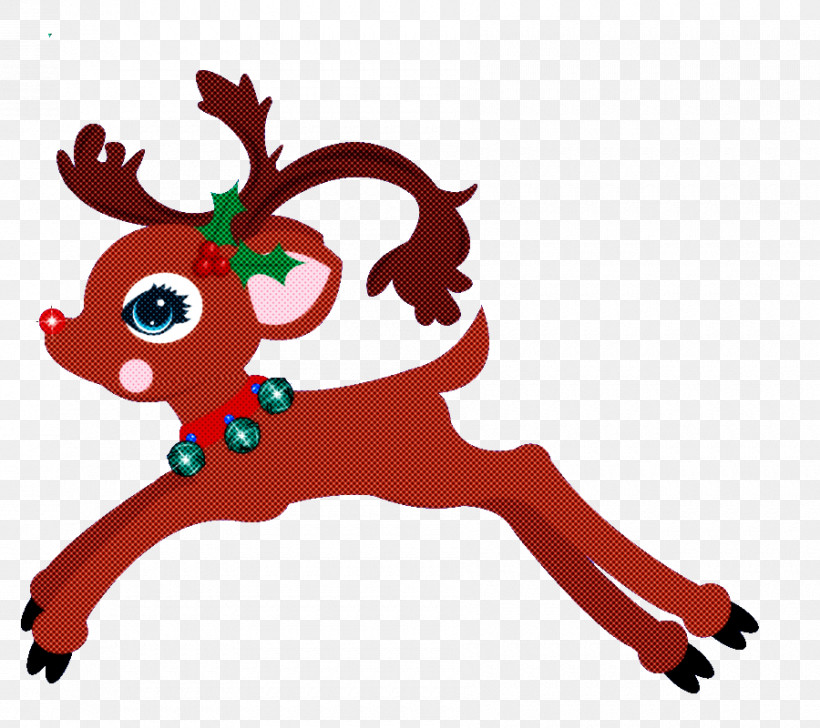 Reindeer, PNG, 900x800px, Reindeer, Antler, Deer, Fawn, Sticker Download Free