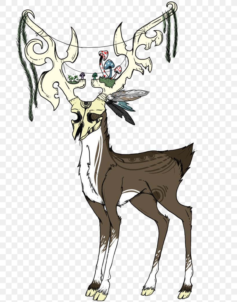 Reindeer Elk Antler Horse, PNG, 764x1046px, Reindeer, Antler, Art, Deer, Elk Download Free