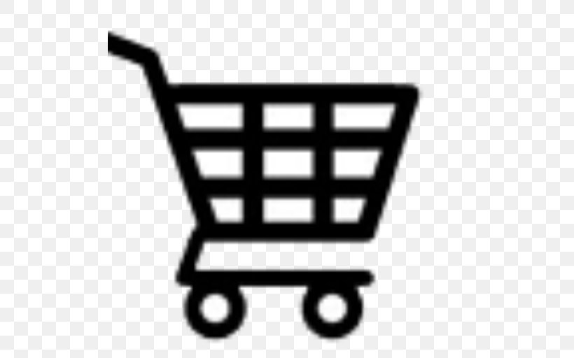 Shopping Cart Customer Retail E-commerce, PNG, 512x512px, Shopping Cart, Area, Bag, Black, Black And White Download Free