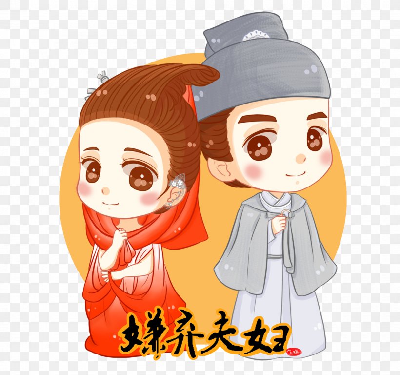Yue Qi Luo Huli Jing Zhang Xian Zong Sina Weibo Illustration, PNG, 1890x1772px, Huli Jing, Art, Artist, Cartoon, Character Download Free