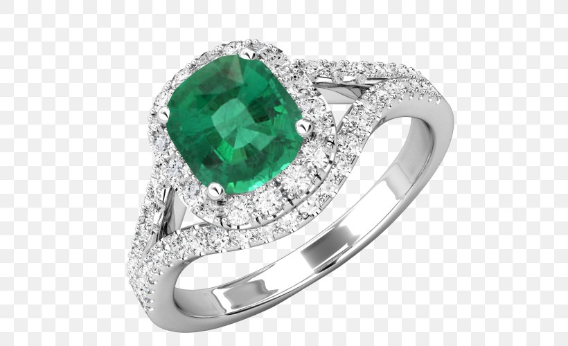 Emerald Diamond Ring Gemstone Gold, PNG, 500x500px, Emerald, Auction, Body Jewellery, Body Jewelry, Colored Gold Download Free