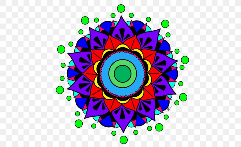 Mandala Flower Circle, PNG, 500x500px, Mandala, Art, Artwork, Color, Esotericism Download Free
