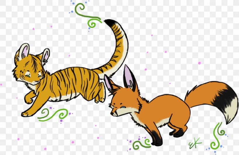 Whiskers Kitten Tiger Studies Fox, PNG, 900x585px, Whiskers, Arctic Fox, Art, Carnivoran, Cartoon Download Free