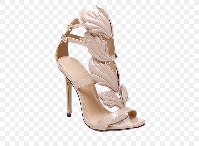 Sandal High-heeled Shoe Stiletto Heel, PNG, 600x600px, Sandal, Ankle, Basic Pump, Beige, Buckle Download Free