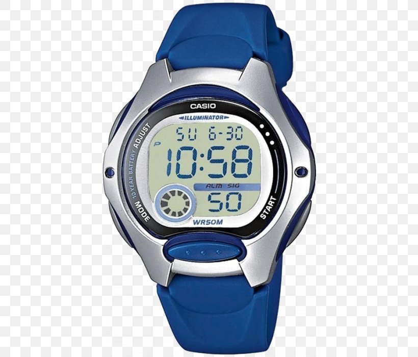 Casio Databank Watch Illuminator Digital Clock, PNG, 700x700px, Casio, Alarm Clocks, Blue, Brand, Casio Databank Download Free
