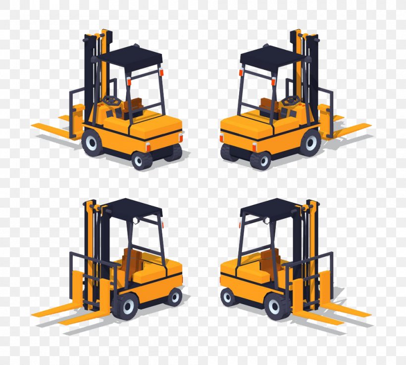 Forklift Transport Warehouse Illustration, PNG, 1000x900px, Forklift, Cargo, Cartoon, Cylinder, Forklift Truck Download Free