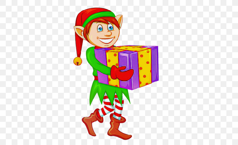 Christmas Day, PNG, 500x500px, Christmas Day, Cartoon, Christmas Elf, Christmas Gift, Christmas Ornament Download Free