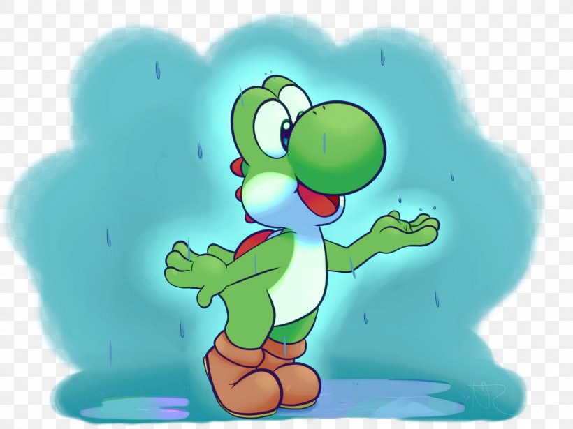 Yoshi Art Frog Character Painting, PNG, 1600x1200px, Watercolor, Cartoon, Flower, Frame, Heart Download Free