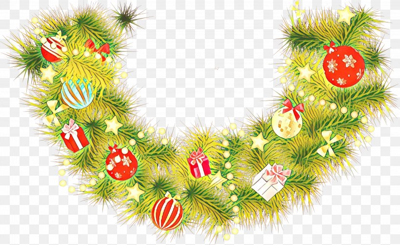 Christmas Decoration, PNG, 3000x1839px, Cartoon, Christmas, Christmas Decoration, Colorado Spruce, Conifer Download Free