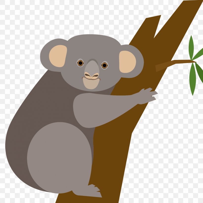Koala Bear Euclidean Vector, PNG, 1501x1501px, Koala, Animation, Bear, Carnivoran, Cartoon Download Free