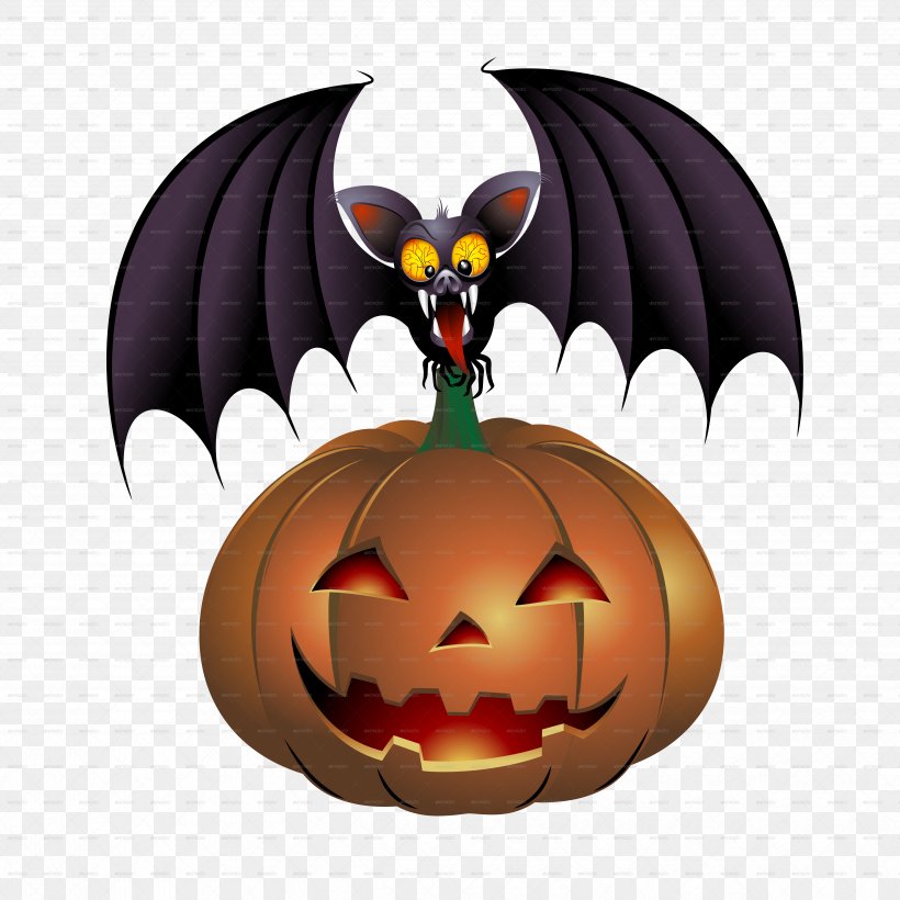 Halloween Pumpkin Animation Clip Art, PNG, 5000x5000px, Halloween, Animation, Bat, Calabaza, Cartoon Download Free