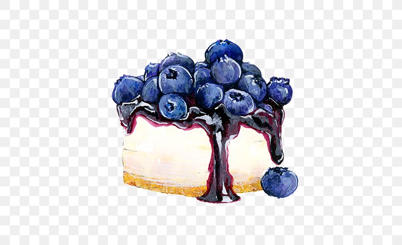 Tea Cupcake Cheesecake Blueberry, PNG, 500x500px, Tea, Berry, Blue, Blueberry, Cobalt Blue Download Free