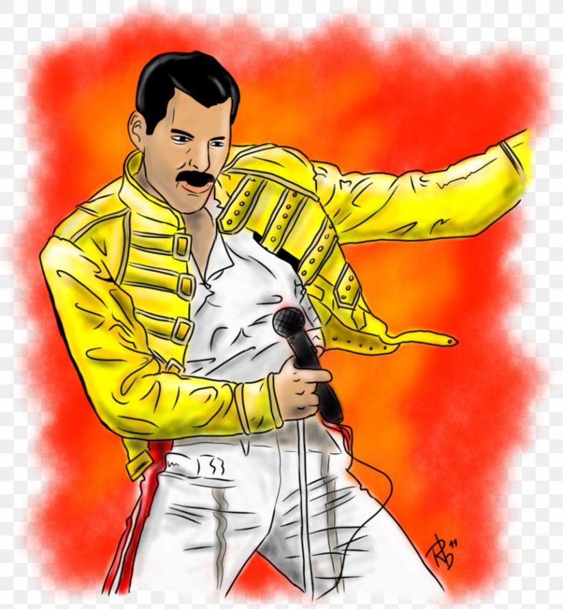 The Freddie Mercury Tribute Concert Cartoon Drawing, PNG, 859x930px, Watercolor, Cartoon, Flower, Frame, Heart Download Free