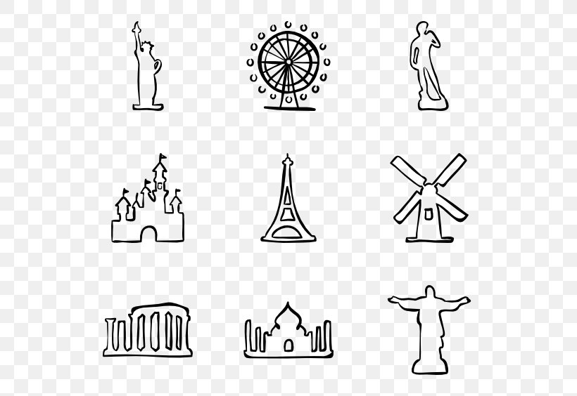 Drawing Travel Clip Art, PNG, 600x564px, Drawing, Area, Art, Avatar, Black And White Download Free