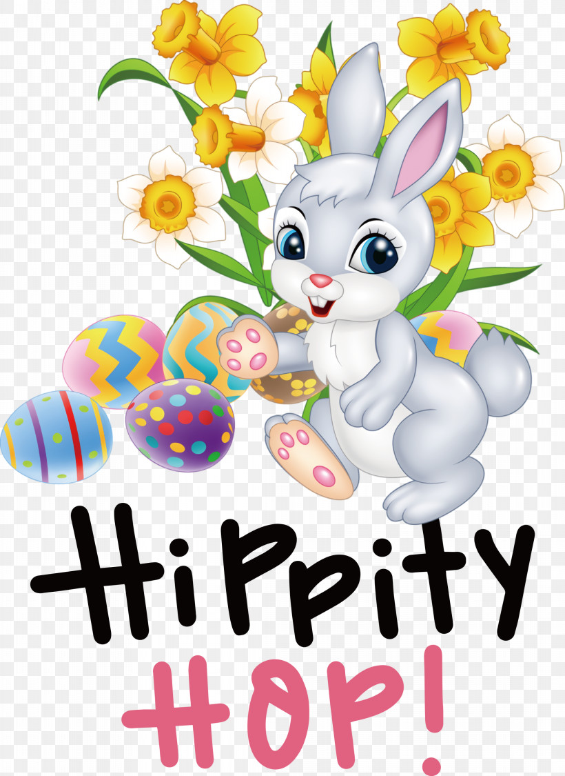 Happy Easter Hippity Hop, PNG, 2185x3000px, Happy Easter, Cartoon, Easter Bunny, Hare, Hippity Hop Download Free