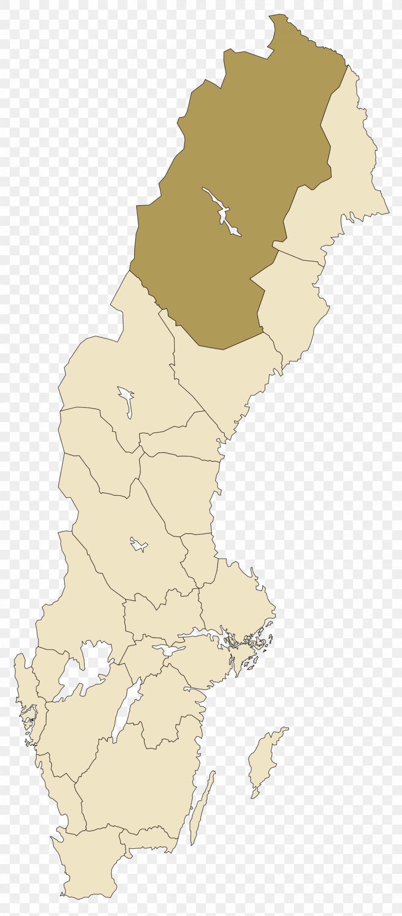 Lapland Götaland Västerbotten County Sápmi NUTS Statistical Regions Of Sweden, PNG, 1200x2731px, Lapland, Ecoregion, Geography, Historyczne Krainy Szwecji, Lands Of Sweden Download Free