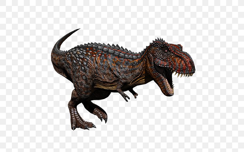 Tyrannosaurus Primal Carnage: Extinction Acrocanthosaurus Dinosaur, PNG, 512x512px, Tyrannosaurus, Acrocanthosaurus, Animal Figure, Carnotaurus, Ceratosaurus Download Free