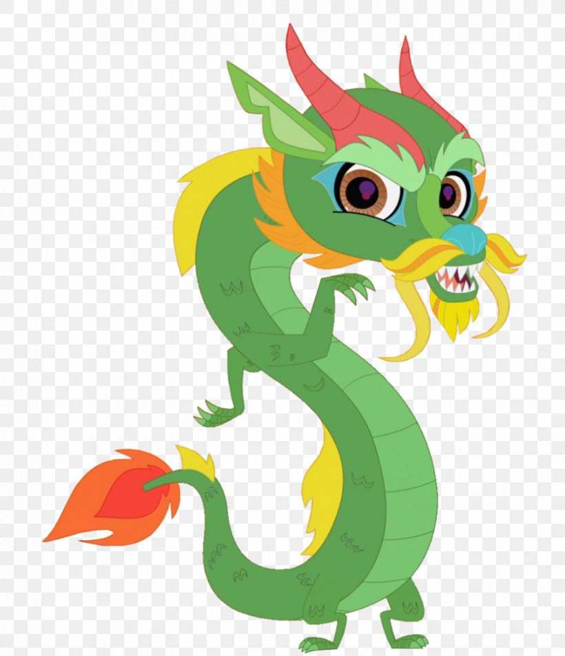 Chinese Dragon Face Cartoon