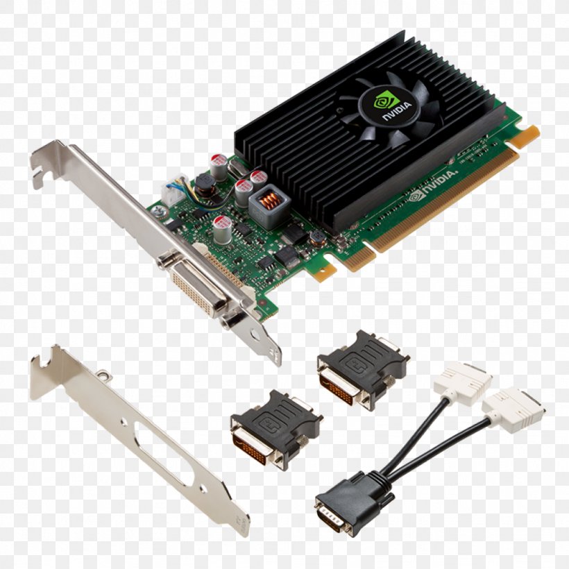 Graphics Cards & Video Adapters Nvidia Quadro PNY Technologies Digital Visual Interface PCI Express, PNG, 1024x1024px, Graphics Cards Video Adapters, Cable, Computer Component, Computer Hardware, Computer Monitors Download Free