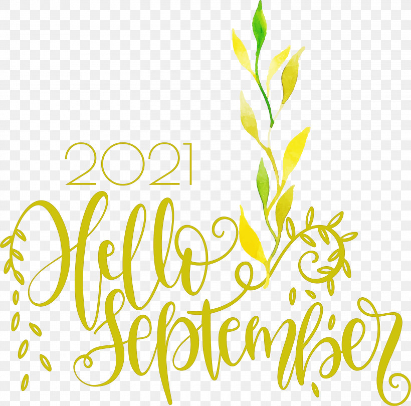 Hello September September, PNG, 3000x2965px, Hello September, Commodity, Floral Design, Leaf, Logo Download Free