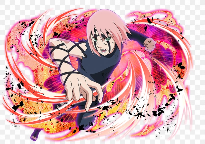 Sakura Haruno Naruto: Ultimate Ninja Sasuke Uchiha Naruto Uzumaki Kakashi Hatake, PNG, 952x672px, Watercolor, Cartoon, Flower, Frame, Heart Download Free