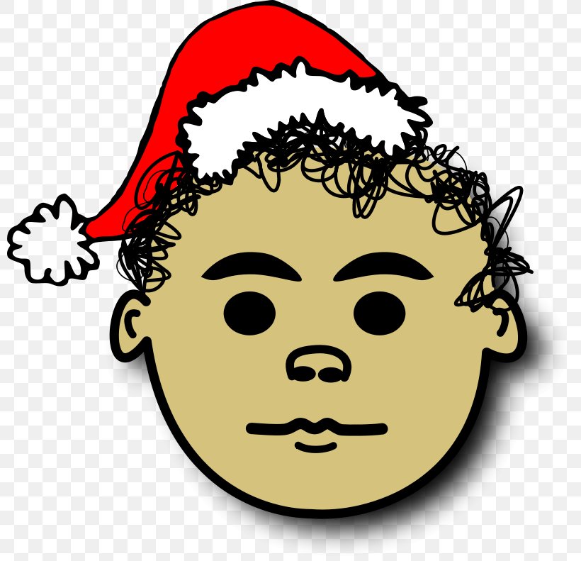 Santa Claus Santa Suit Hat Clip Art, PNG, 800x791px, Santa Claus, Cheek, Christmas, Christmas Card, Emoticon Download Free