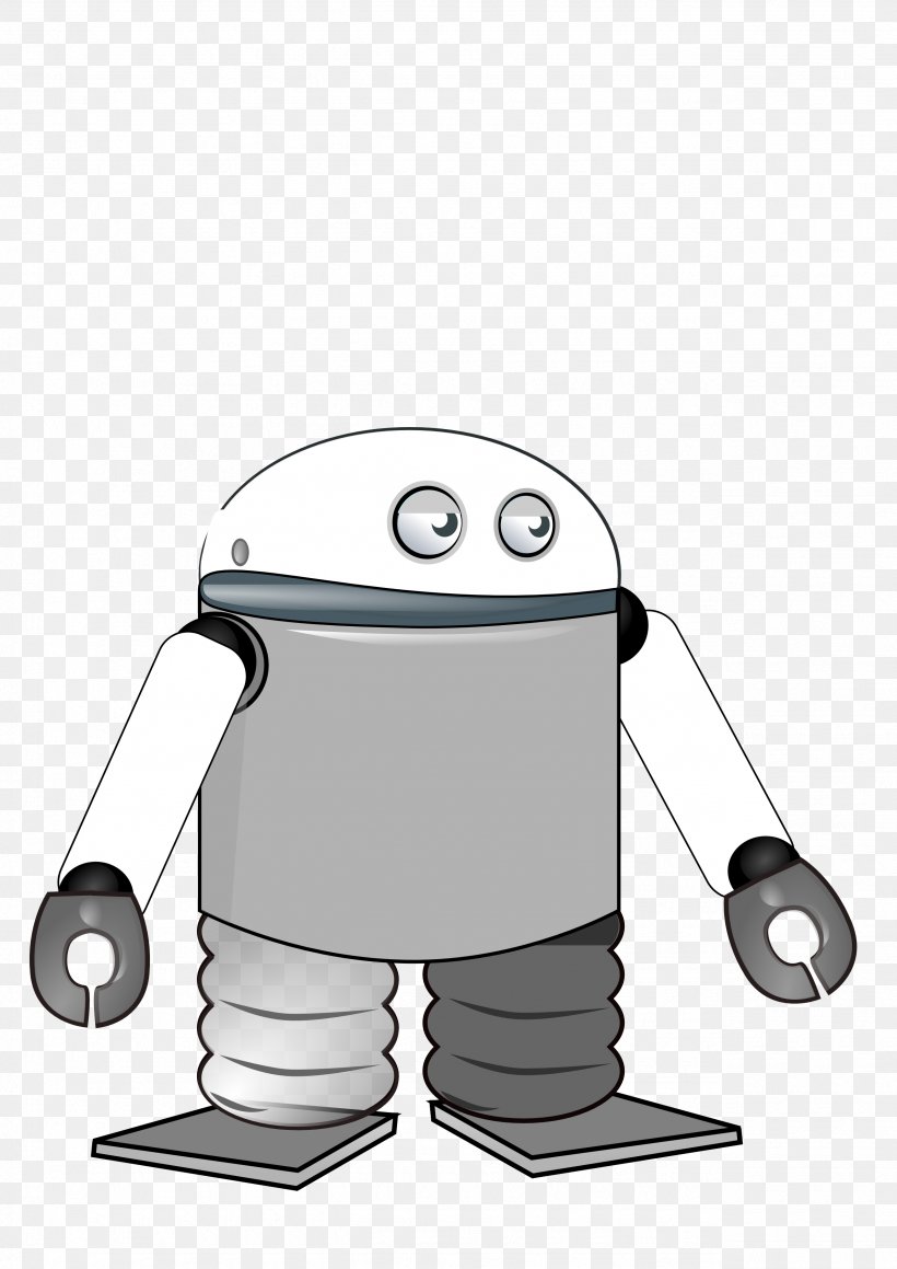 Robotics Free Content Clip Art, PNG, 2555x3613px, Robot, Black And White, Cartoon, Fictional Character, Free Content Download Free