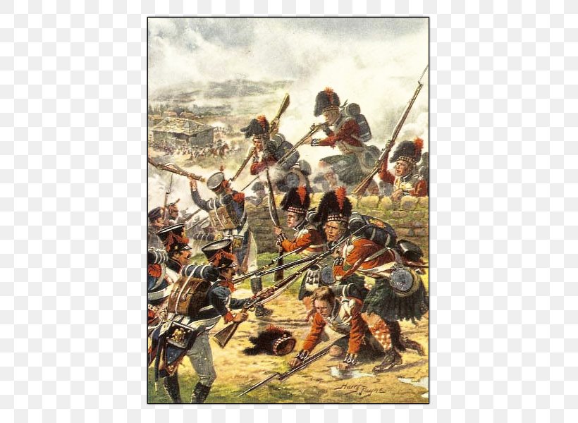 Battle Of Corunna Peninsular War Napoleonic Wars A Coruña Black Watch, PNG, 487x600px, 42nd Regiment Of Foot, Peninsular War, Battle, Black Watch, British Army Download Free