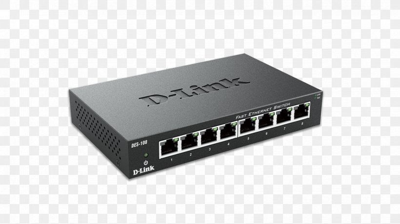 Gigabit Ethernet D-Link Network Switch Fast Ethernet, PNG, 1664x936px, Gigabit Ethernet, Business, Computer Networking, Computer Port, Dlink Download Free