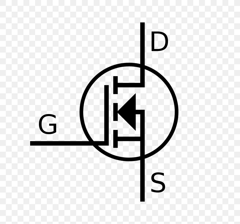 MOSFET Field-effect Transistor Electronic Component, PNG, 768x768px, Mosfet, Amplifier, Area, Bipolar Junction Transistor, Black Download Free