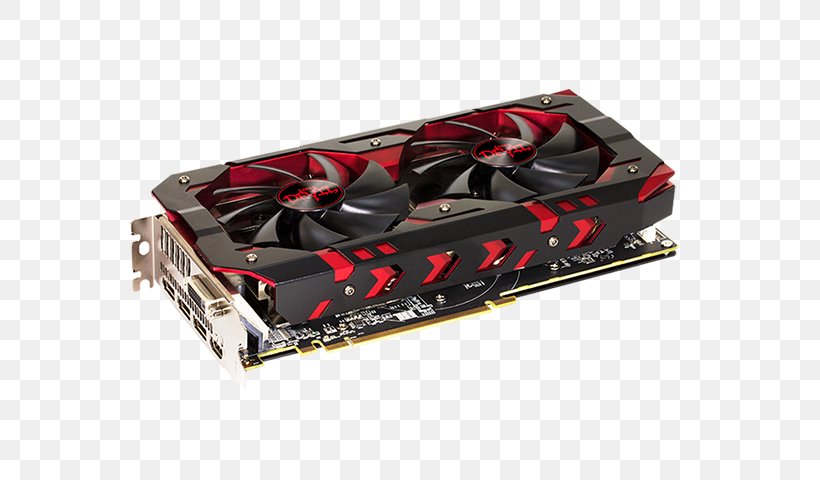 Graphics Cards & Video Adapters PowerColor GDDR5 SDRAM AMD Radeon 400 Series, PNG, 640x480px, Graphics Cards Video Adapters, Advanced Micro Devices, Amd Radeon 400 Series, Amd Radeon 500 Series, Amd Radeon Rx 580 Download Free