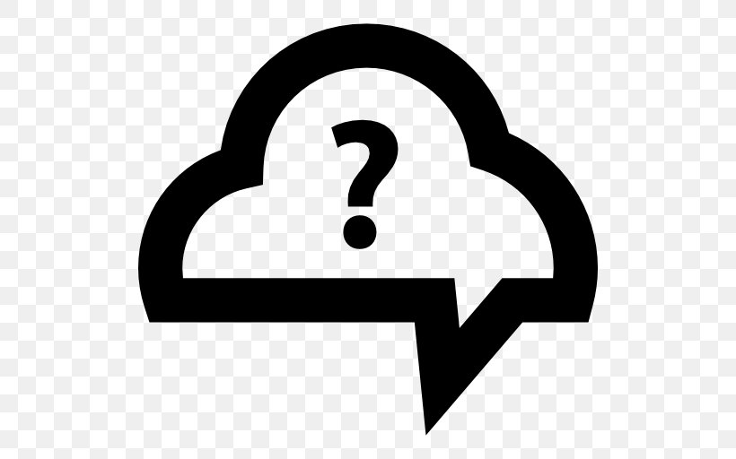 Question Mark Speech Balloon, PNG, 512x512px, Question Mark, Area, Black And White, Brand, Doubt Download Free
