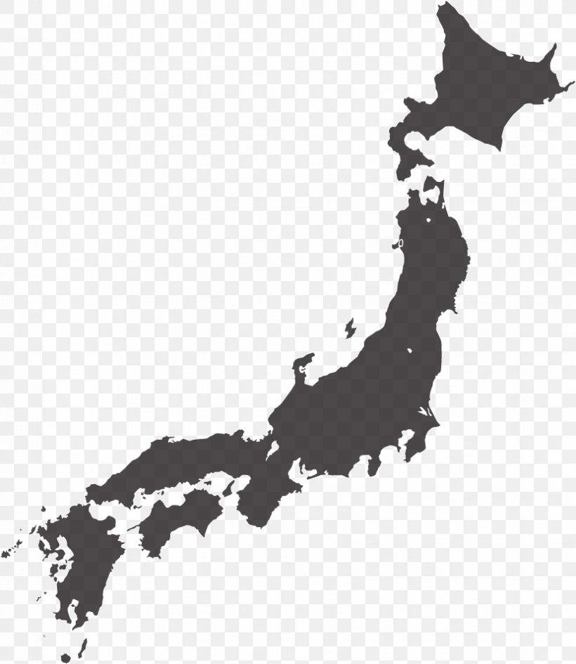 Japan World Map, PNG, 829x956px, Japan, Black, Black And White, Blank Map, Map Download Free