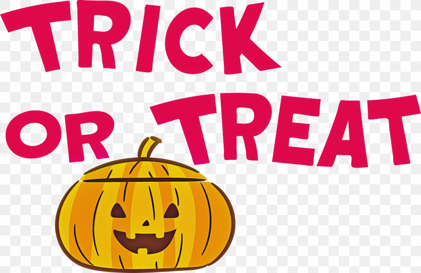 TRICK OR TREAT Halloween, PNG, 3000x1953px, Trick Or Treat, Behavior, Emoticon, Halloween, Happiness Download Free