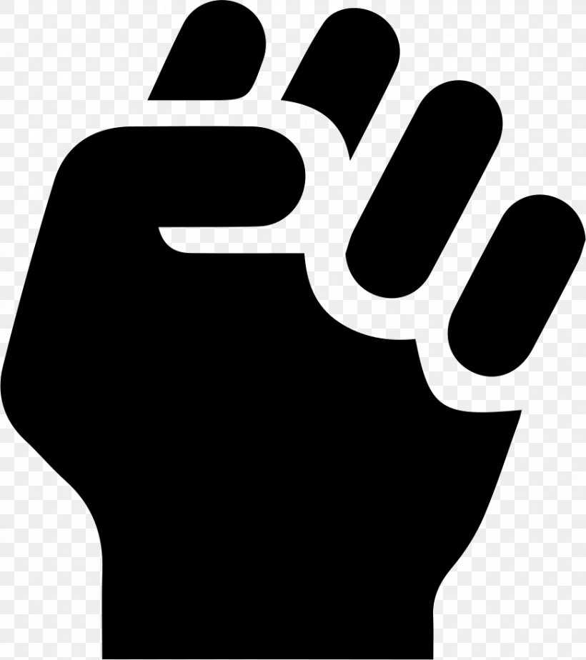 Clip Art Raised Fist, PNG, 870x981px, Raised Fist, Black And White, Brand, Finger, Fist Download Free