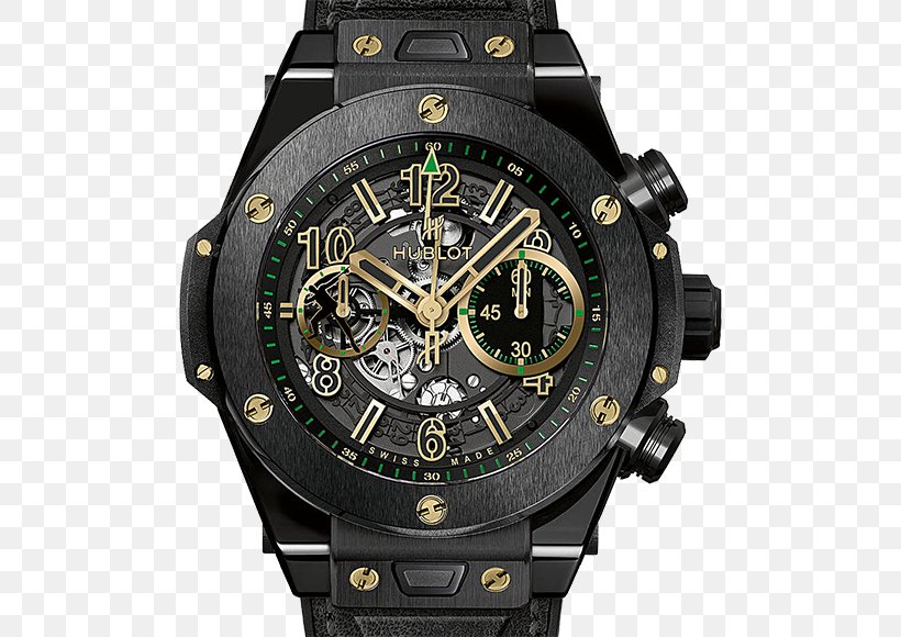 Watch Hublot Chronograph Clock Gold, PNG, 494x580px, Watch, Athlete, Bracelet, Brand, Chronograph Download Free