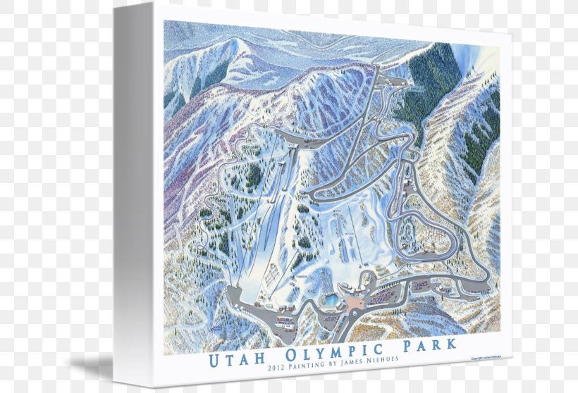 Utah Olympic Park Printmaking Gallery Wrap Canvas Art, PNG, 650x558px, Utah Olympic Park, Art, Canvas, Gallery Wrap, James Niehues Download Free