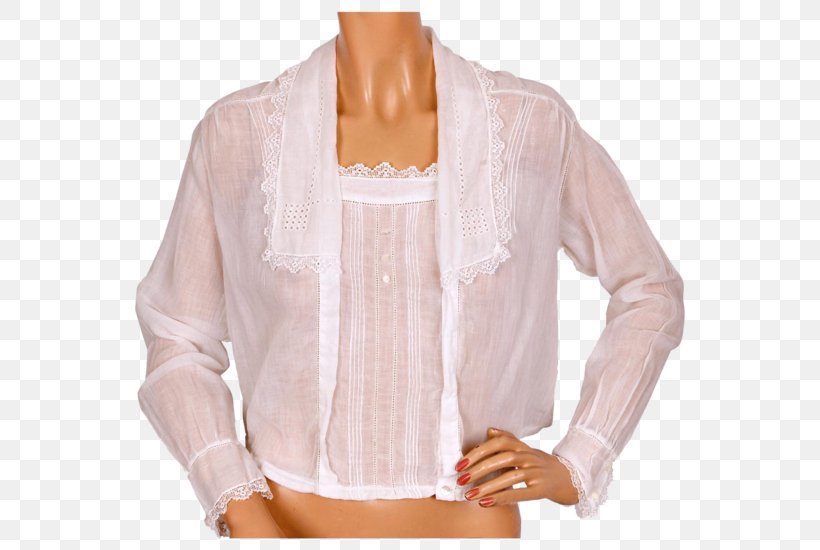Blouse Edwardian Era Jacket Sleeve Clothing, PNG, 550x550px, Blouse, Antique, Clothing, Clothing Sizes, Cotton Download Free