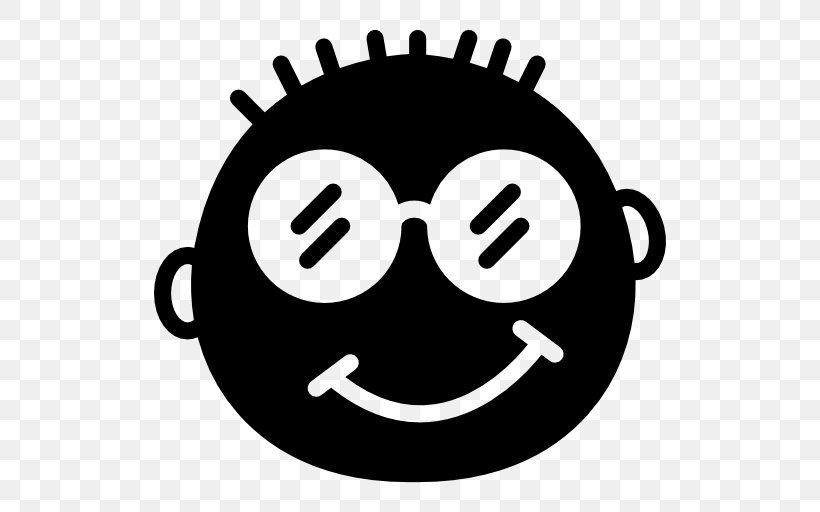 Emoticon Like Button, PNG, 512x512px, Emoticon, Black And White, Eyewear, Face, Facial Expression Download Free