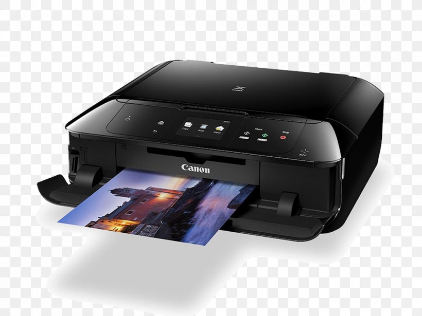 Hewlett-Packard Multi-function Printer Inkjet Printing Canon, PNG, 1000x750px, Hewlettpackard, Canon, Color Printing, Continuous Ink System, Electronic Device Download Free