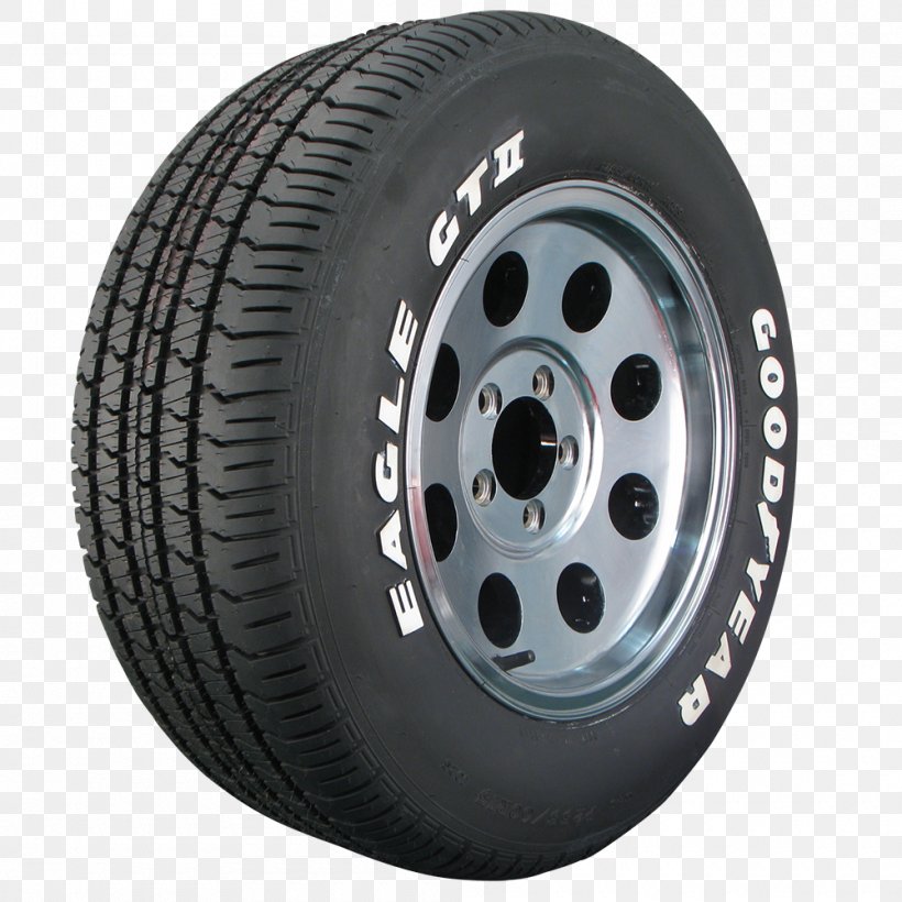 Tread Car Motor Vehicle Tires Goodyear Tire And Rubber Company Formula One Tyres, PNG, 1000x1000px, Tread, Alloy Wheel, Auto Part, Automotive Tire, Automotive Wheel System Download Free