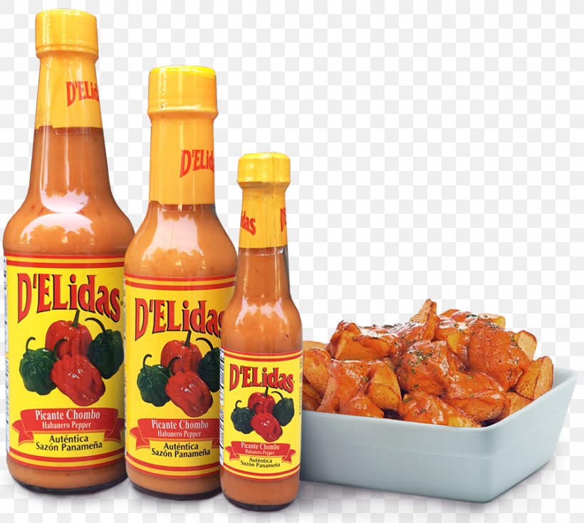 Hot Sauce Patatas Bravas D'Elidas Panama, PNG, 897x804px, Hot Sauce, Condiment, El Chombo, Flavor, Food Download Free