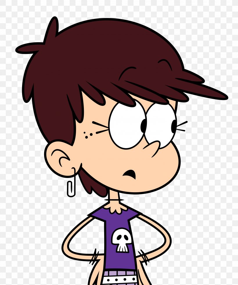 Luna Loud Lincoln Loud Luan Loud Clyde McBride Leni Loud, PNG, 3000x3600px, Watercolor, Cartoon, Flower, Frame, Heart Download Free