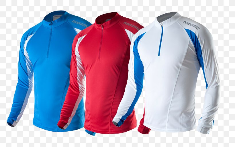 T-shirt Polar Fleece Bluza Jacket Sleeve, PNG, 812x515px, Tshirt, Active Shirt, Blue, Bluza, Cobalt Blue Download Free