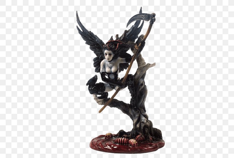 Figurine Death Statue Gothic Art Female, PNG, 555x555px, Figurine, Action Figure, Art, Death, Dragon Download Free