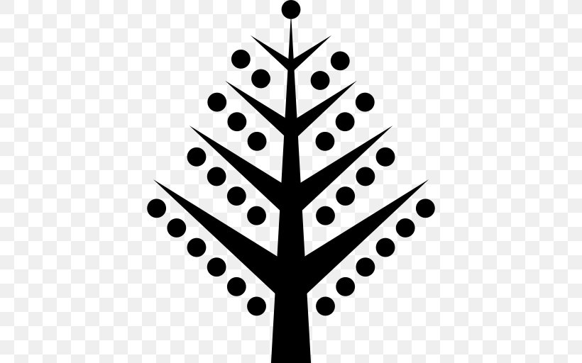 Christmas Tree, PNG, 512x512px, Christmas, Black And White, Branch, Christmas Tree, Leaf Download Free